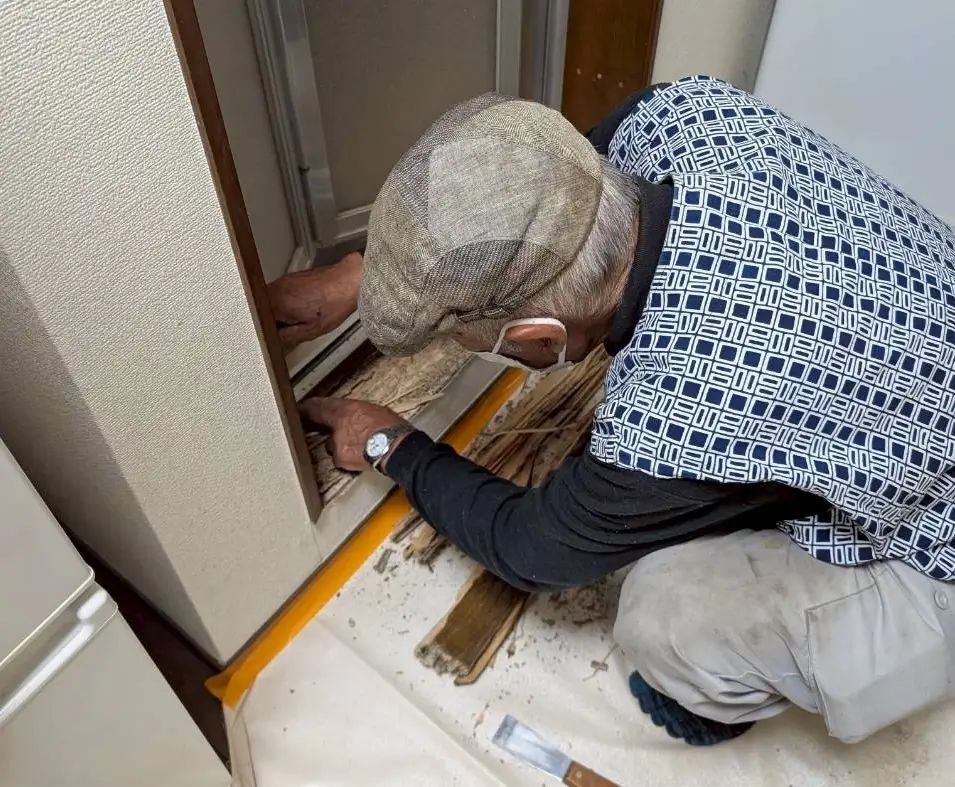 構造材や木の組みの写真